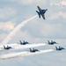 The U.S. Navy Flight Demonstration Squadron, the Blue Angels’ perform at the Air Dot Show Augusta