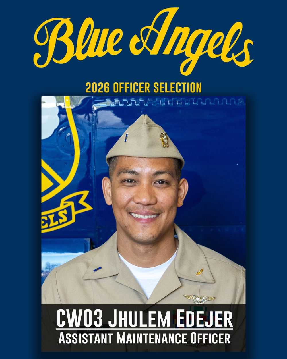 The Blue Angels selected seven new officers to join the team for the 2026 air show season.