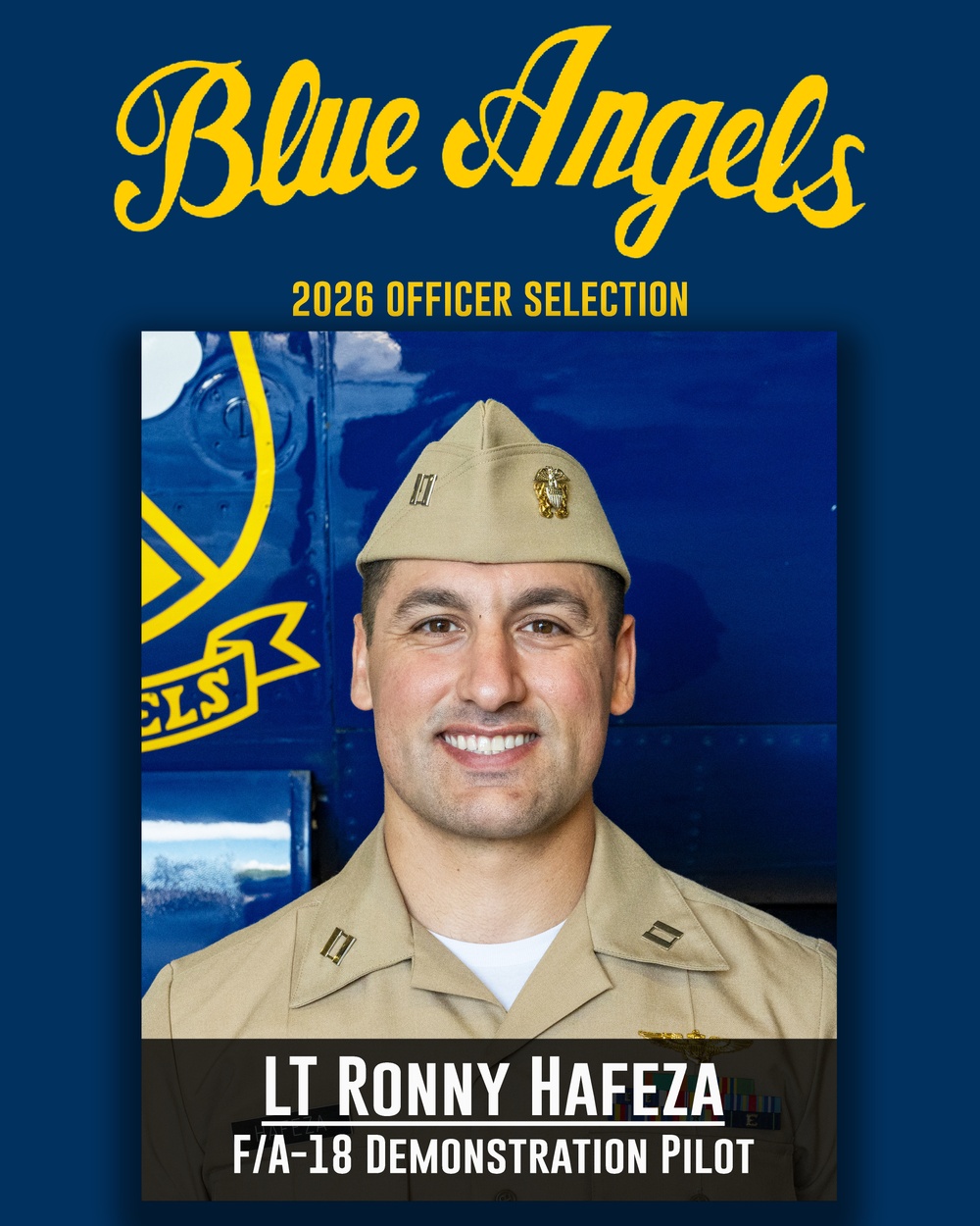 The Blue Angels selected seven new officers to join the team for the 2026 air show season.