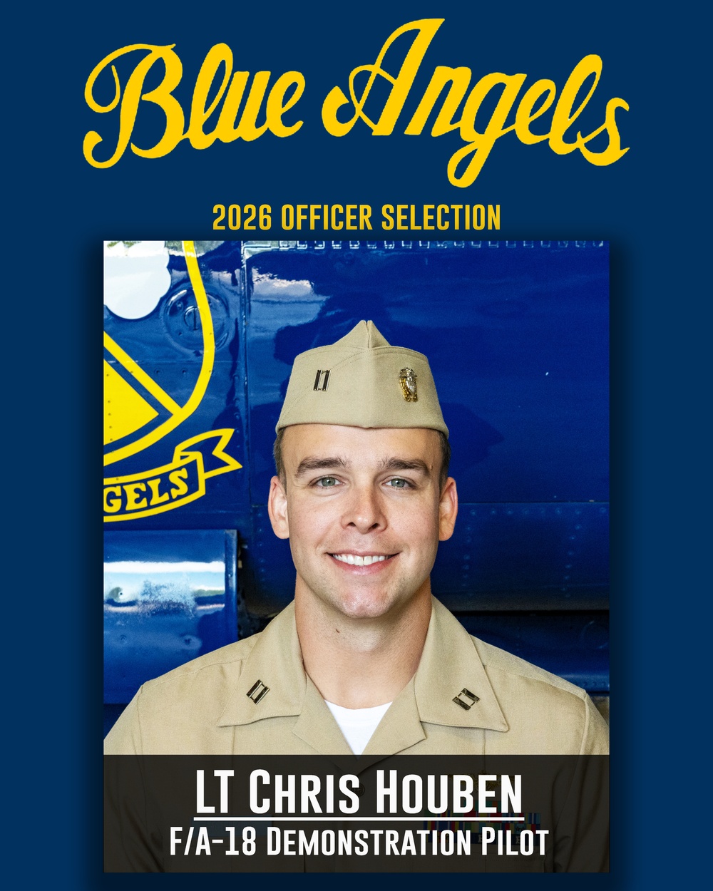 The Blue Angels selected seven new officers to join the team for the 2026 air show season.