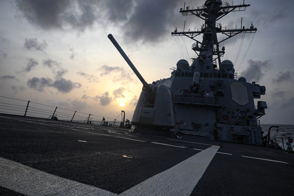 USS Milius (DDG 69) Conducts Routine Operations in the Indian Ocean