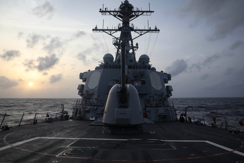 USS Milius (DDG 69) Conducts Routine Operations in the Indian Ocean