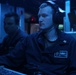 USS Forrest Sherman (DDG 98) Sailors stand watch in CIC.