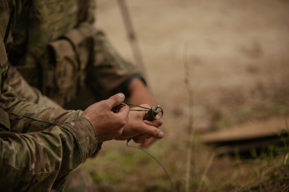 173rd Airborne Brigade conducts demolition range to prepare for Expert Soldier Badge