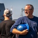Namesake Visits Pre-Commissioning Unit Harvey C. Barnum Jr. (DDG 124)