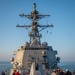 Namesake Visits Pre-Commissioning Unit Harvey C. Barnum Jr. (DDG 124)