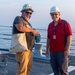 Namesake Visits Pre-Commissioning Unit Harvey C. Barnum Jr. (DDG 124)