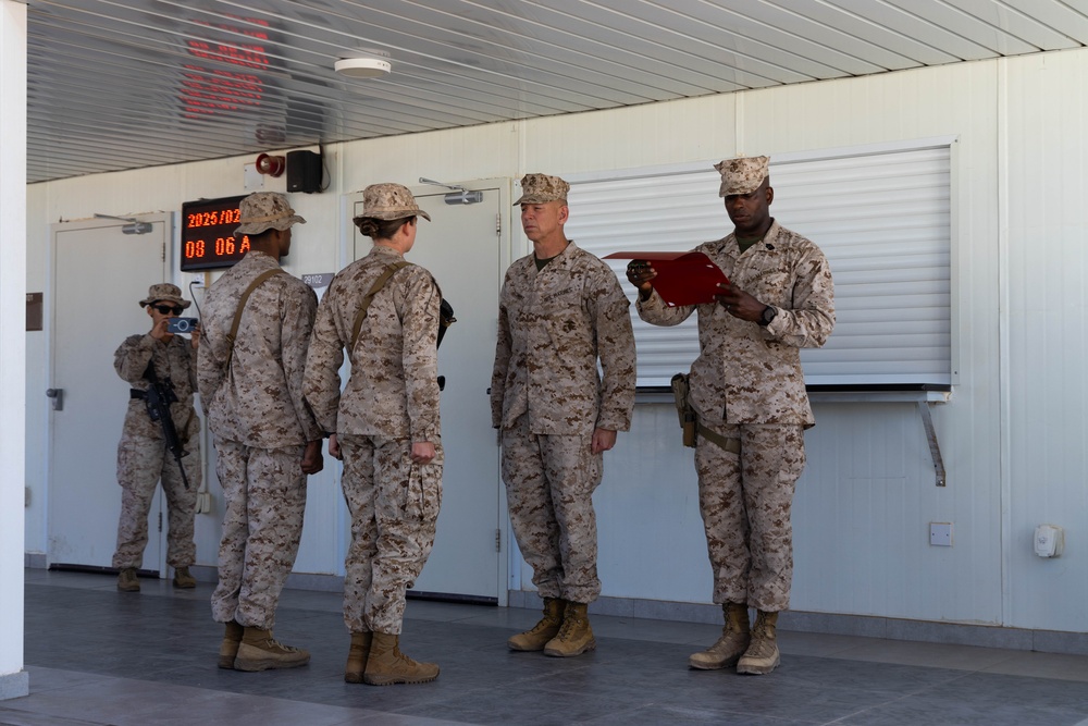 Brig. Gen. Schmidt visits Marines taking part in exercise Native Fury 25