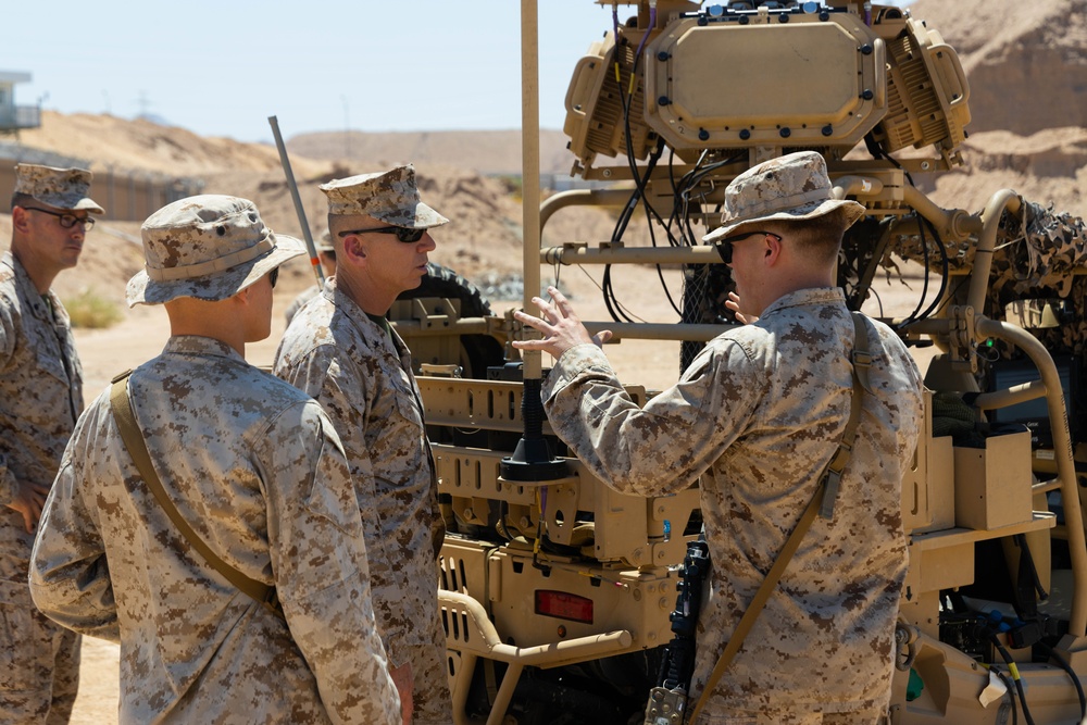 Brig. Gen. Schmidt visits Marines taking part in exercise Native Fury 25