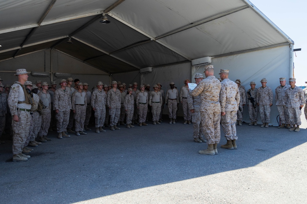 Brig. Gen. Schmidt visits Marines taking part in exercise Native Fury 25