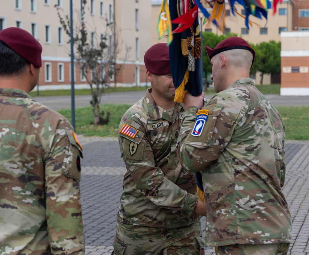 2-503rd Infantry Regiment, 173rd Airborne Brigade holds change of responsibility ceremony
