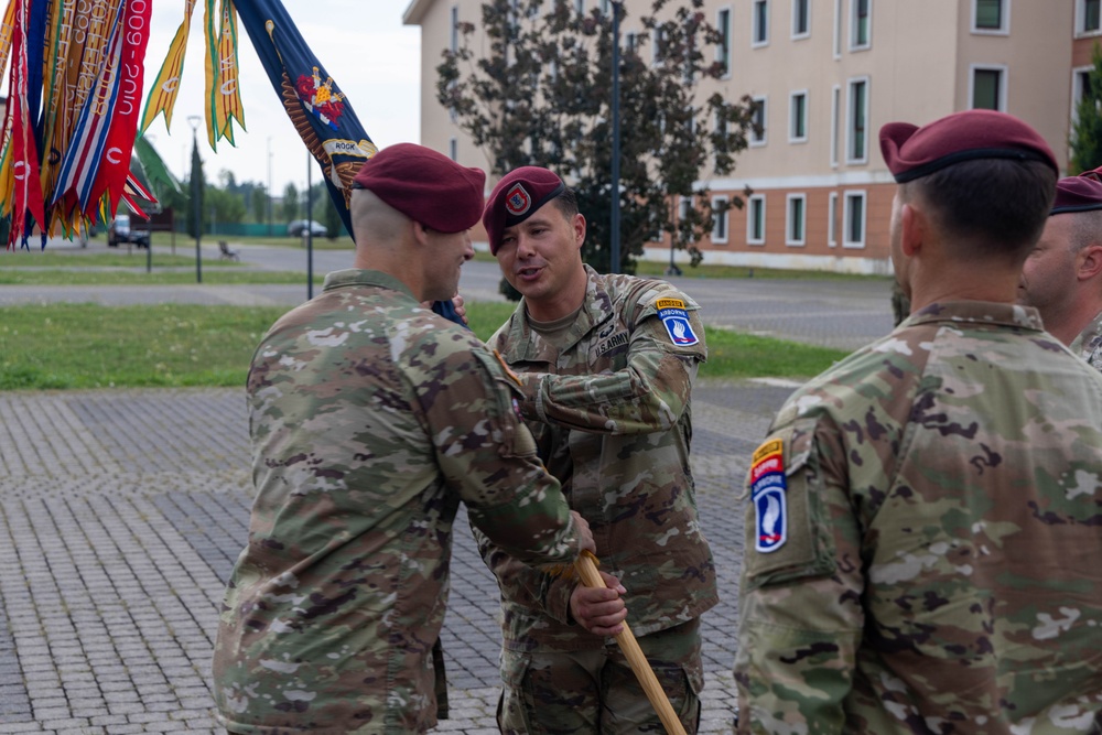 2-503rd Infantry Regiment, 173rd Airborne Brigade holds change of responsibility ceremony