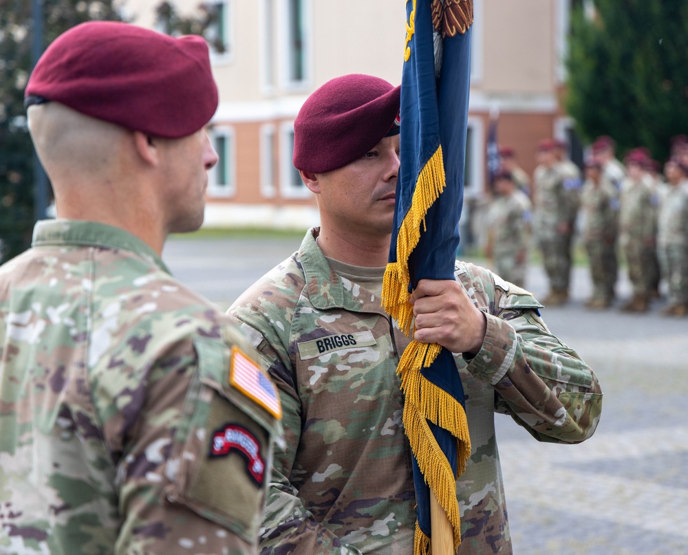 2-503rd Infantry Regiment, 173rd Airborne Brigade holds change of responsibility ceremony