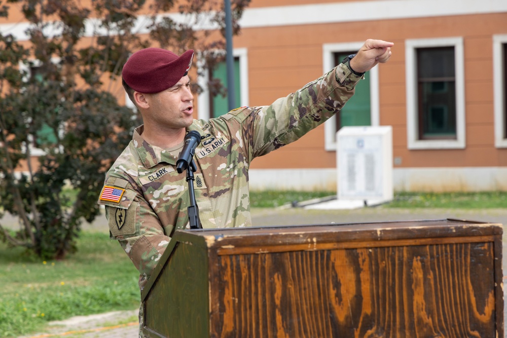 2-503rd Infantry Regiment, 173rd Airborne Brigade holds change of responsibility ceremony