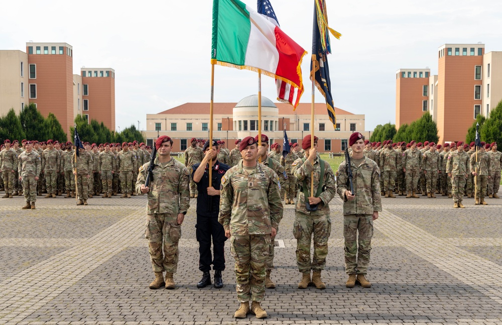 2-503rd Infantry Regiment, 173rd Airborne Brigade holds change of responsibility ceremony