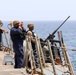 USS Forrest Sherman (DDG 98) Sailors stand watch.