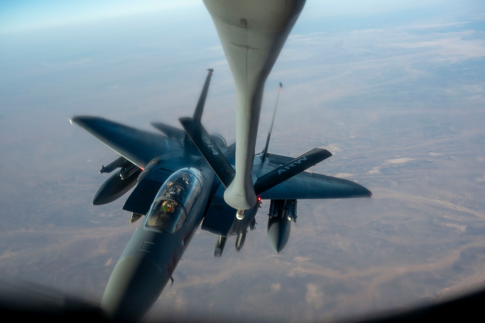 Strike Eagles Fueling Up