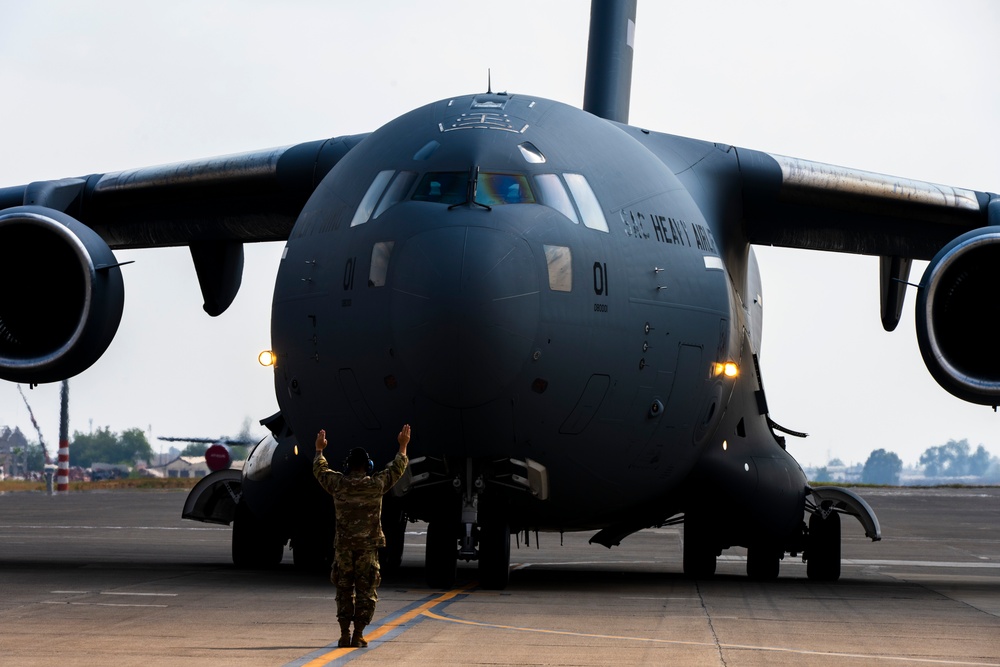 Paratroopers, aircraft arrive at Incirlik AB for Agile Spirit 25 kickoff