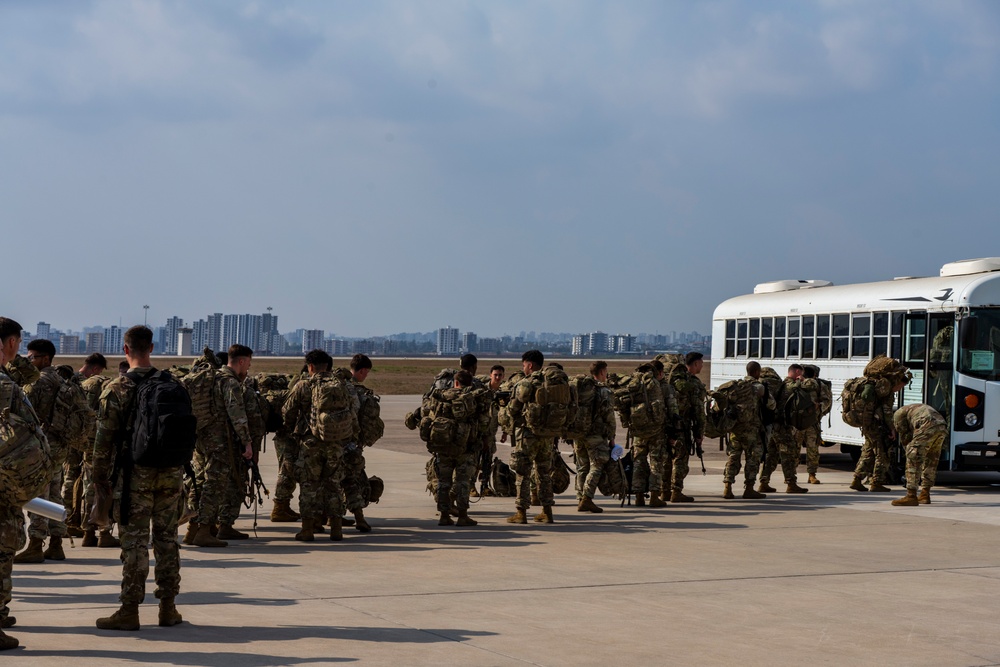 Paratroopers, aircraft arrive at Incirlik AB for Agile Spirit 25 kickoff