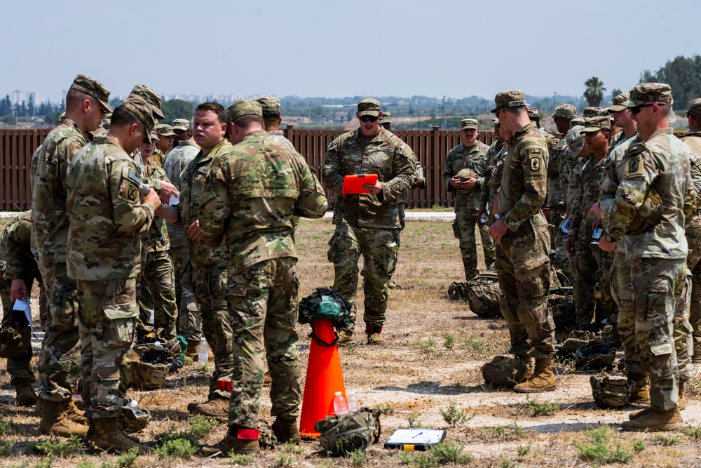 Paratroopers drill jump operations at Incirlik AB ahead of Agile Spirit 25