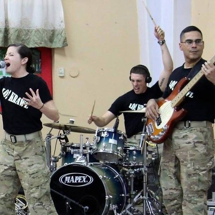 SSG Rachel Watson, SSG Brian Niswonger, SSG (Ret.) Jovanny Quinones Lugo