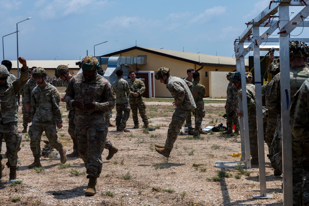 Paratroopers drill jump operations at Incirlik AB ahead of Agile Spirit 25