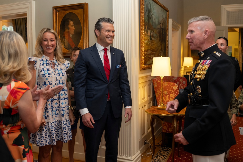 SD Presides Over Marine Barracks Washington Evening Parade