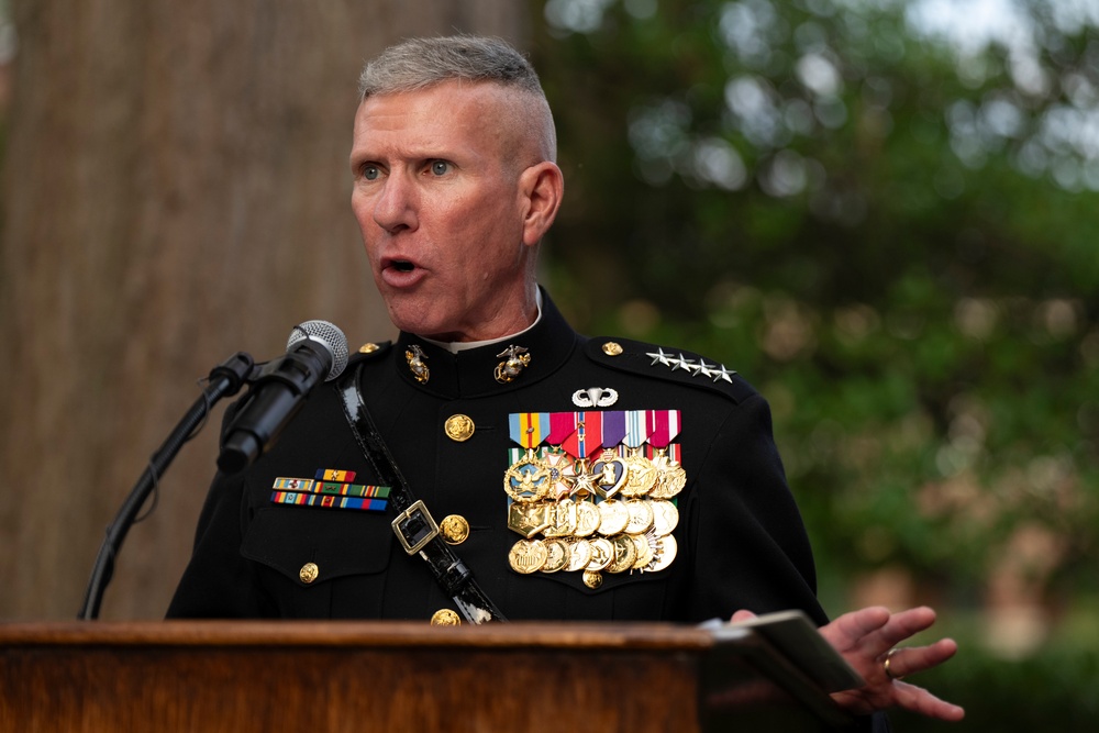 SD Presides Over Marine Barracks Washington Evening Parade