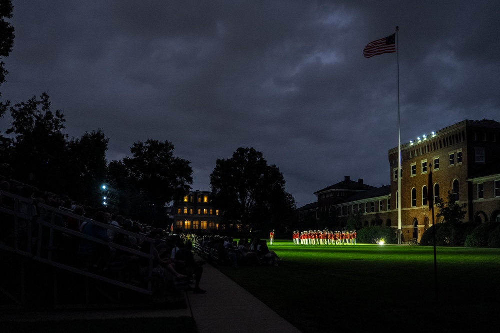 SD Presides Over Marine Barracks Washington Evening Parade