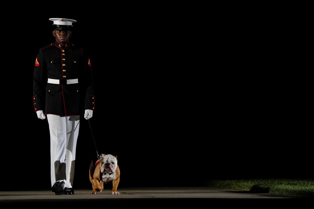 SD Presides Over Marine Barracks Washington Evening Parade