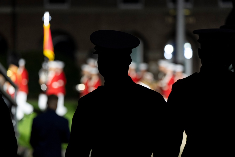 SD Presides Over Marine Barracks Washington Evening Parade