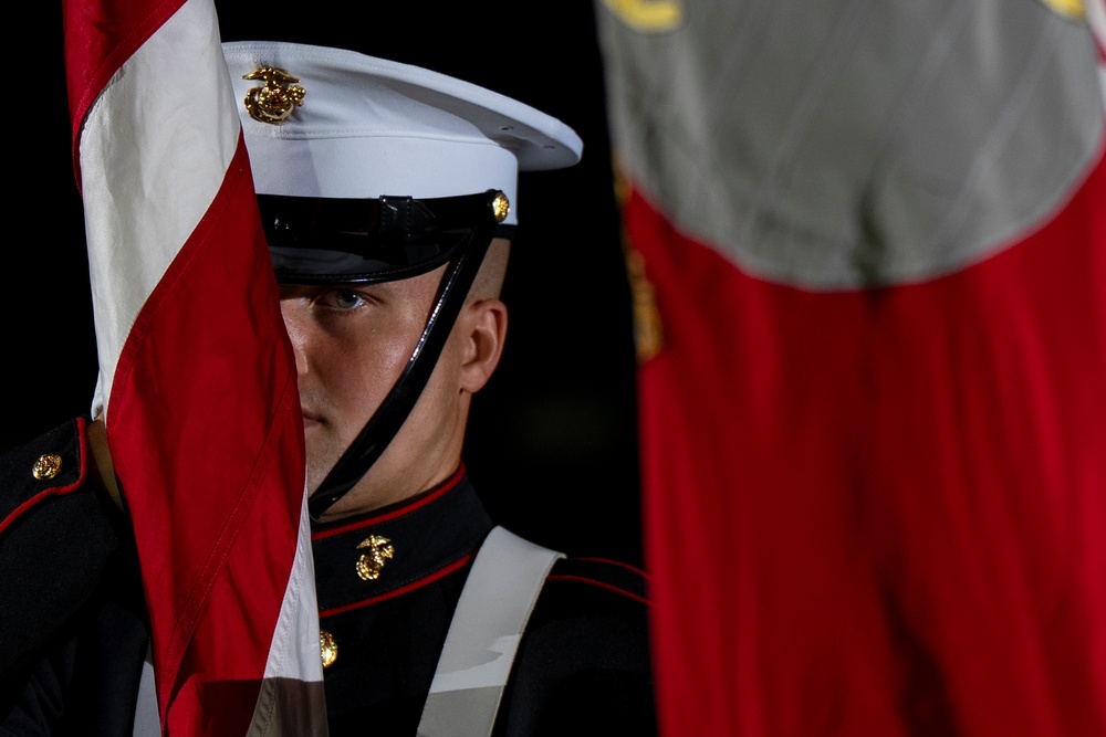 SD Presides Over Marine Barracks Washington Evening Parade