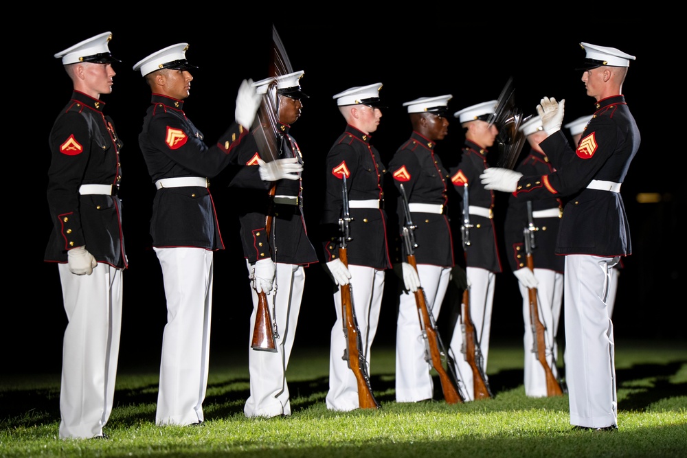 SD Presides Over Marine Barracks Washington Evening Parade