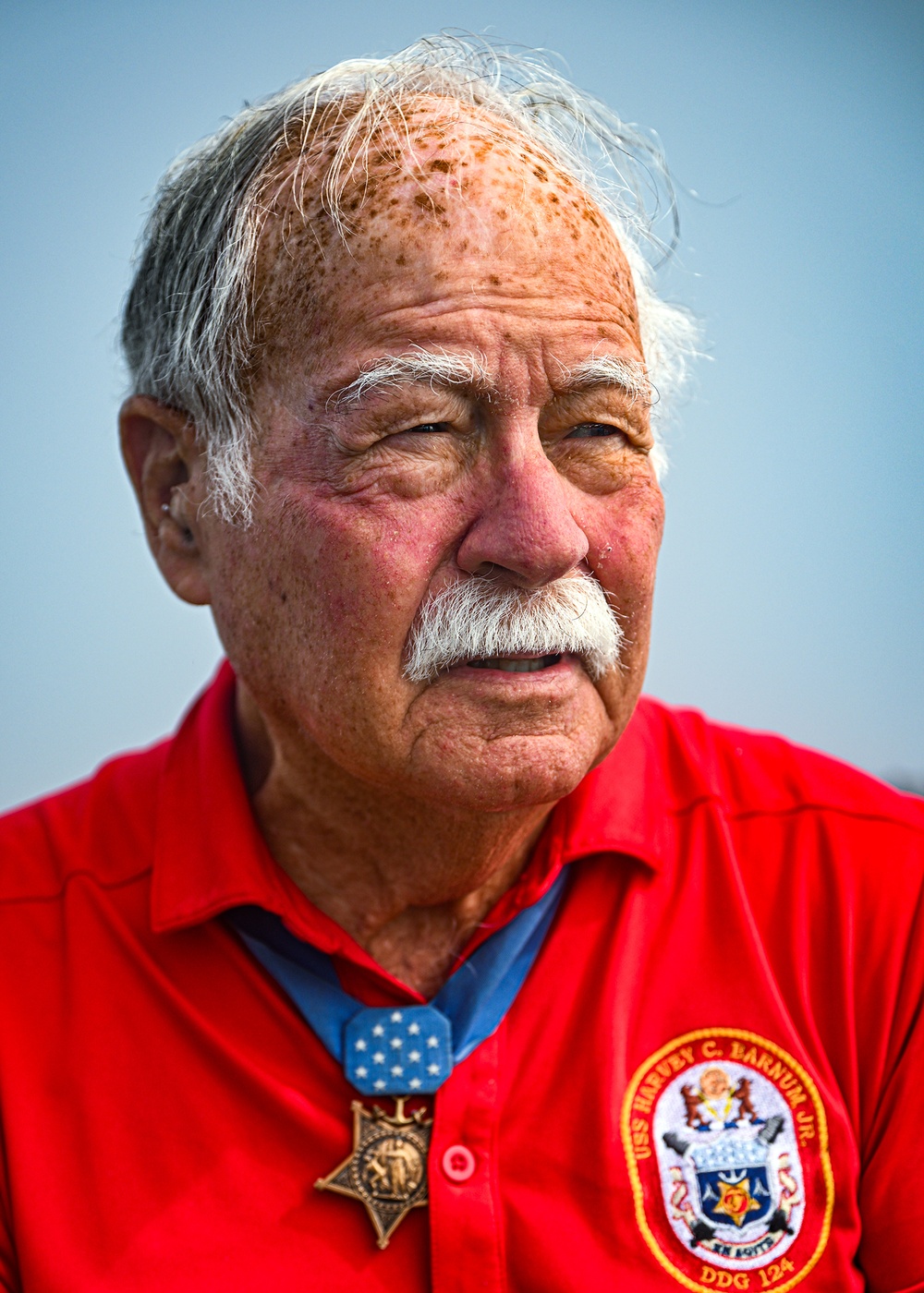 Medal of Honor Hero Col. Harvey C. Barnum Joins Navy Sea Trials