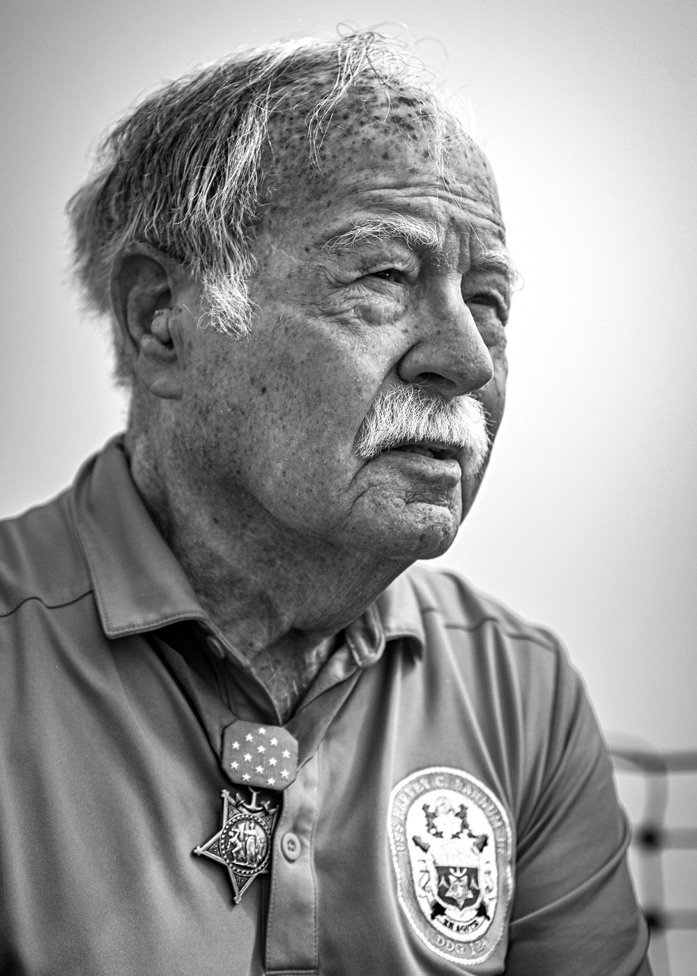 Medal of Honor Hero Col. Harvey C. Barnum Joins Navy Sea Trials