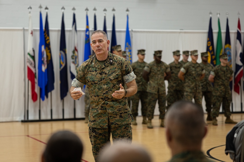 MARFORCOM HQSVCBN Change of Command ceremony