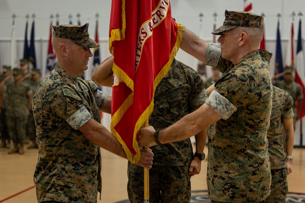 MARFORCOM HQSVCBN Change of Command ceremony