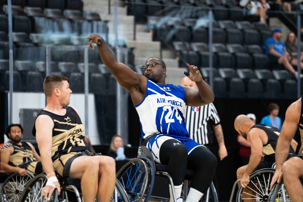 2025 DoD Warrior Games | Team Air Force | SSgt Demarcus Garrett | Wheelchair Basketball