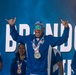 Team Air Force recieves cycling medals at the 2025 Warrior Games