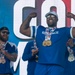 Team Air Force recieves cycling medals at the 2025 Warrior Games