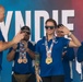 Team Air Force recieves cycling medals at the 2025 Warrior Games