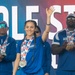 Team Air Force recieves cycling medals at the 2025 Warrior Games