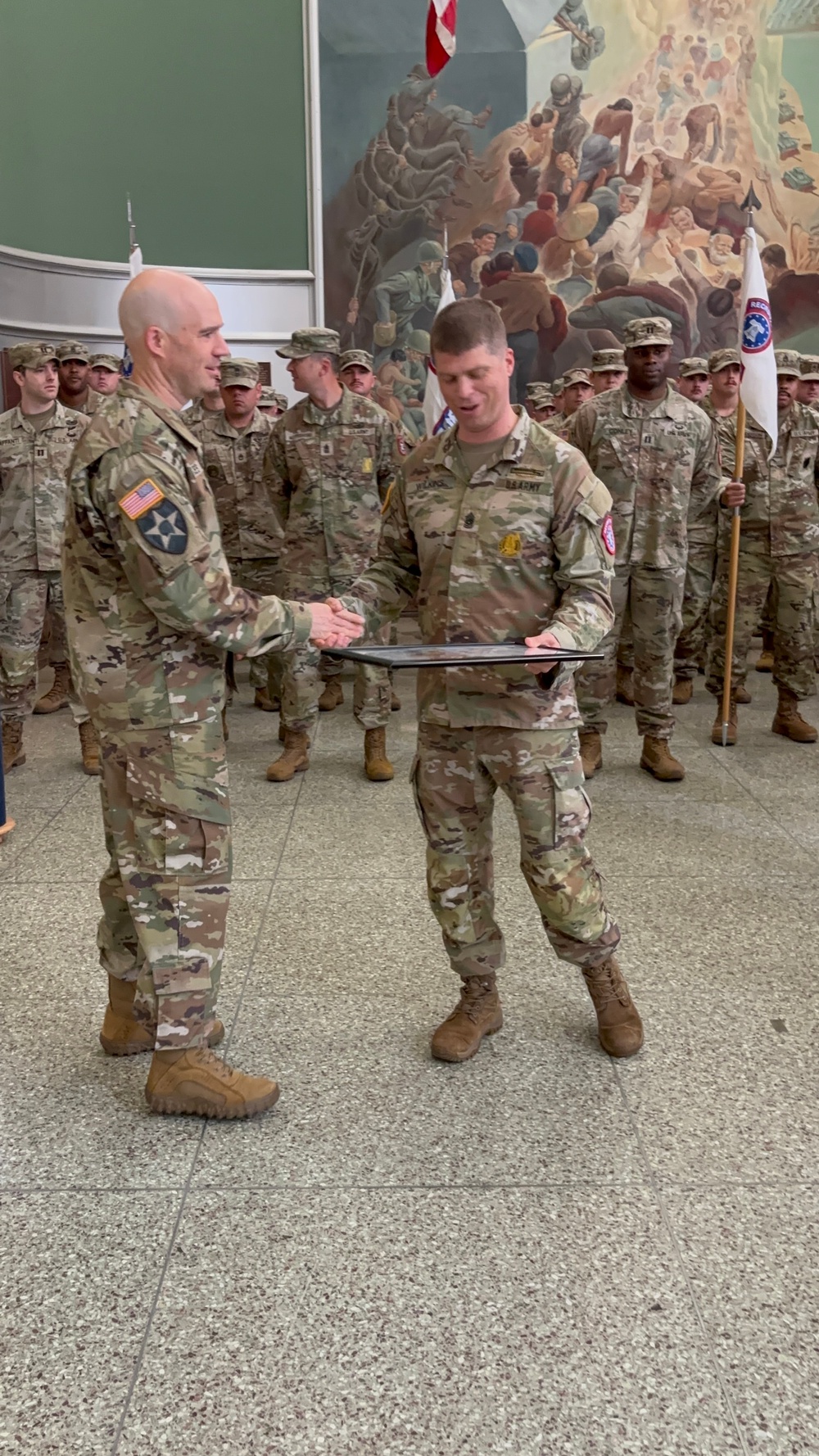 CSM Wilkins Change of Command Photo