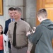 CSM Wilkins receives the rank of Sergeant Major
