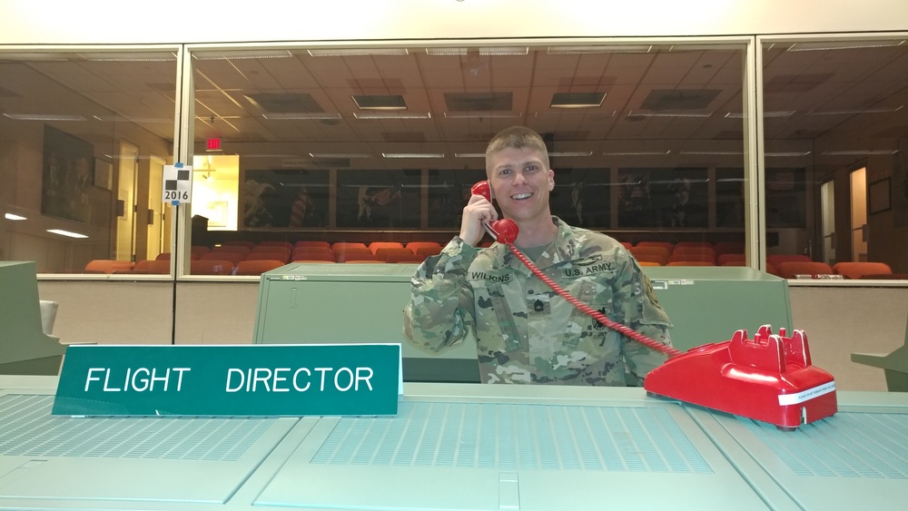 CSM Wilkins at Flight School