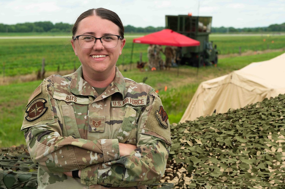 Missouri Guard Airmen Manage Skies Over Tarkio Air Show