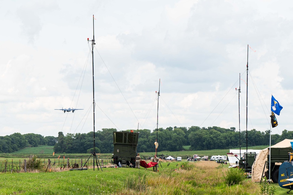 Missouri Guard Airmen Manage Skies Over Tarkio Air Show