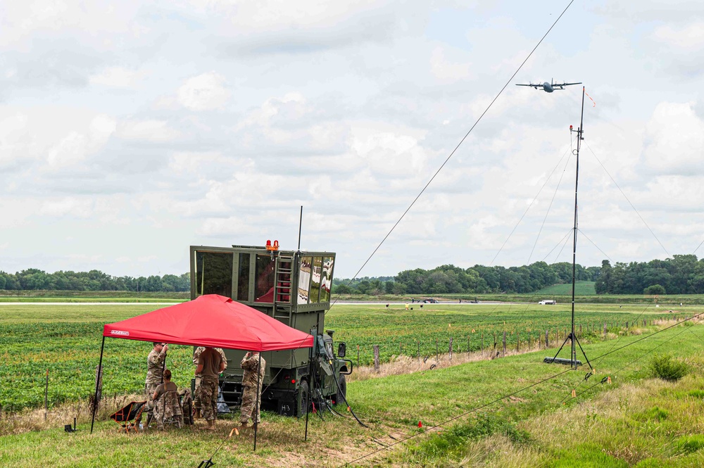 Missouri Guard Airmen Manage Skies Over Tarkio Air Show