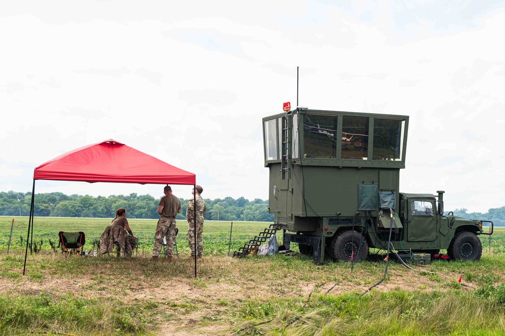Missouri Guard Airmen Manage Skies Over Tarkio Air Show