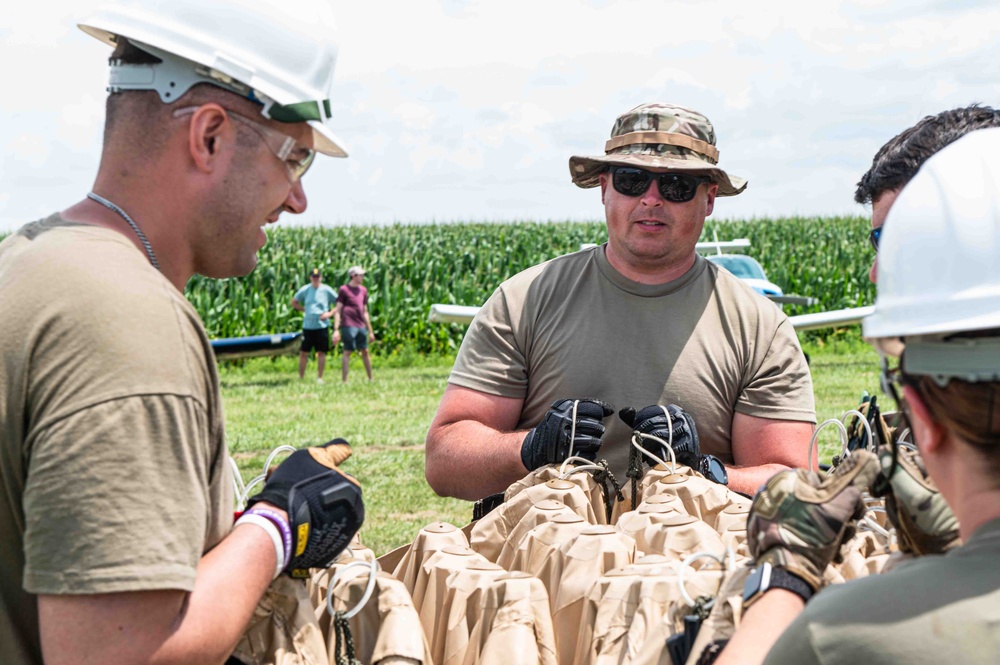 Missouri Guard Airmen Manage Skies Over Tarkio Air Show